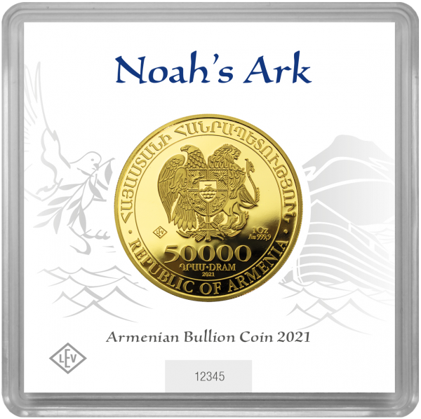 1 oz Noahs Ark - Armenia 2021 zlatá minca