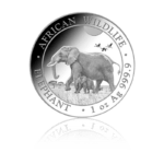 1 oz Somalia Elephant 2022 strieborná minca