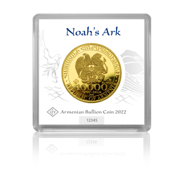 1/4 oz Noah's Ark 2022 Armenia zlatá minca