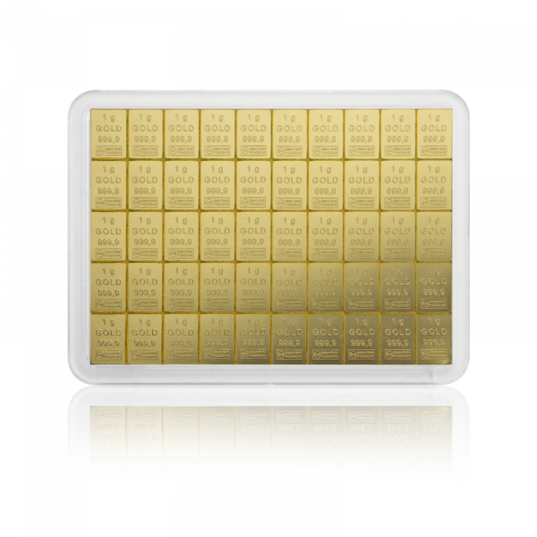 50g Combibar Gold (50 x 1g) Valcambi