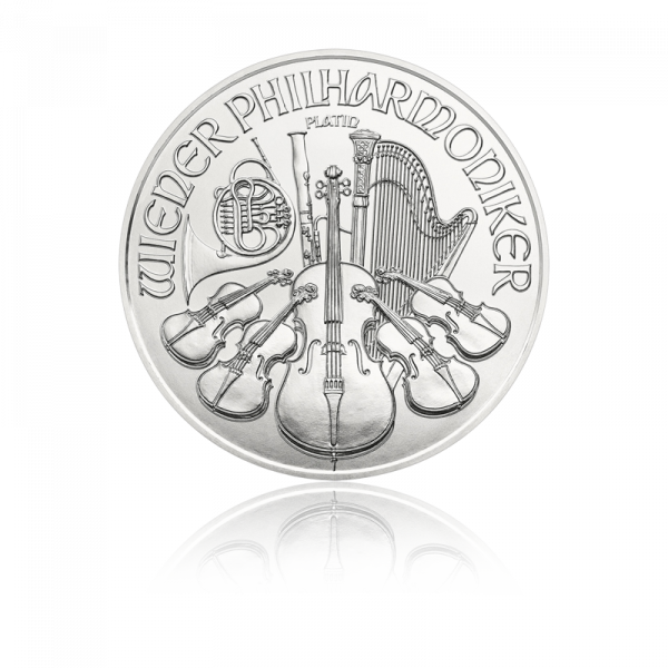 1 oz Philharmoniker platinová minca