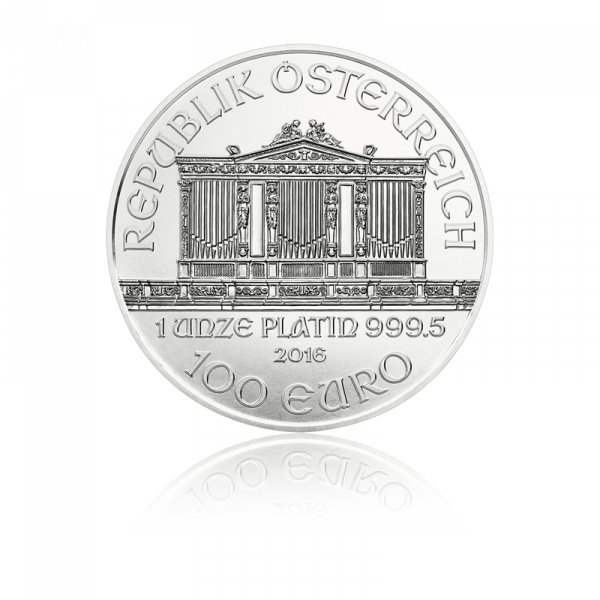 1 oz Philharmoniker platinová minca