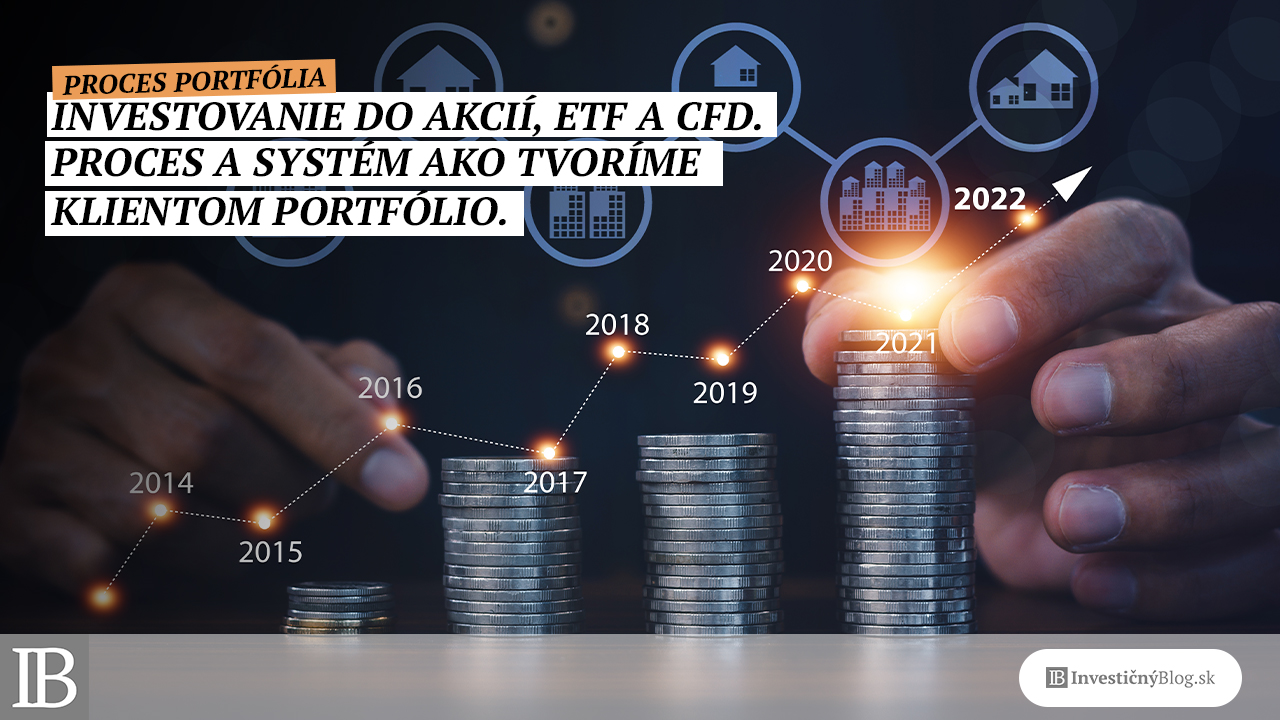 Investovanie do akcií, ETF a CFD. Proces a systém ako tvoríme klientom portfólio